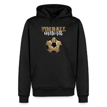 Fußball Mama - Männer Premium Bio Hoodie - Schwarz - Vorne - Nico (187cm)