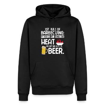Grillparty Spruch Zum Grillen Grill - Männer Premium Bio Hoodie - Schwarz - Vorne - Nico (187cm)