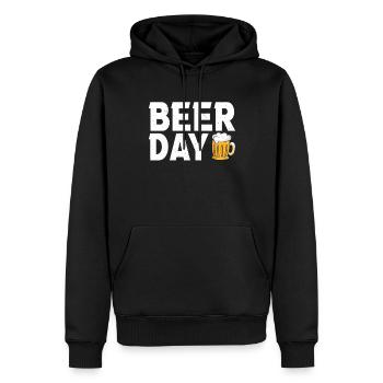 Biertrinker Bier Geschenke - Männer Premium Bio Hoodie - Schwarz - Vorne - Nico (187cm)