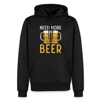 Biertrinker Bier Geschenke - Männer Premium Bio Hoodie - Schwarz - Vorne - Nico (187cm)