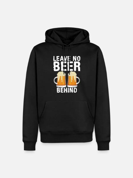 Beer Drinker Beer Gifts - Men’s Premium Organic Hoodie - black