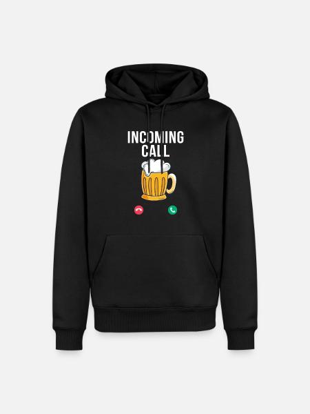 Biertrinker Bier Geschenke - Männer Premium Bio Hoodie - Schwarz