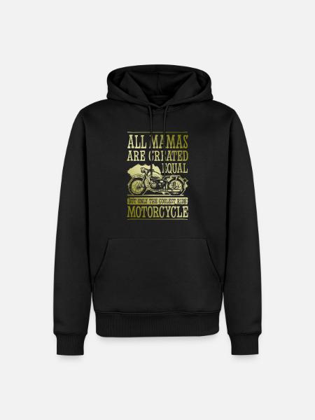 Mama Motorcycle - Men’s Premium Organic Hoodie - black
