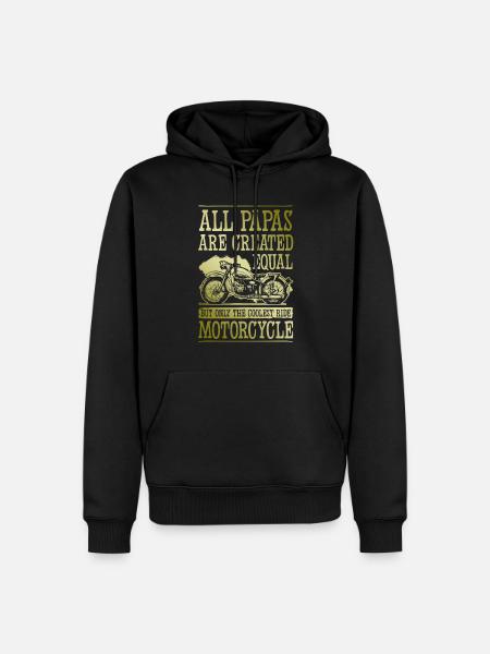 Bowling Split - Men’s Premium Organic Hoodie - black