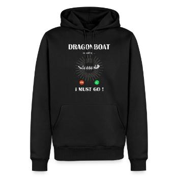 Drachenbootrennen Festival Drachenboot - Männer Premium Bio Hoodie - Schwarz - Vorne - Nico (187cm)