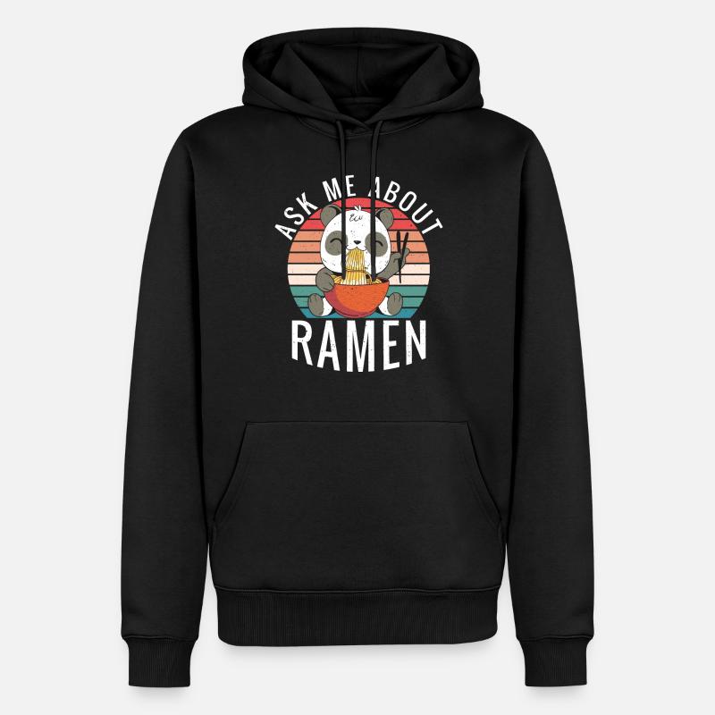 Ramen Lover - Sweat à capuche Premium bio Homme - noir
