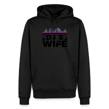 DJ Auftritt Auflegen - Männer Premium Bio Hoodie - Schwarz - Vorne - Nico (187cm)