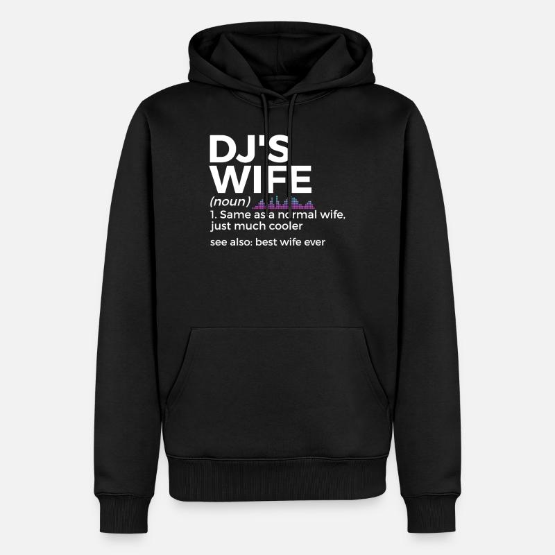 DJ Performance - Men’s Premium Organic Hoodie - black