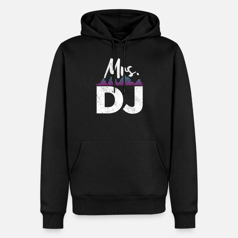 DJ Performance - Men’s Premium Organic Hoodie - black
