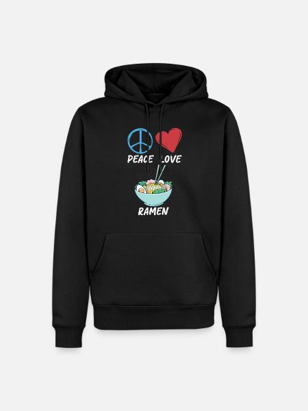 Ramen Lover - Men’s Premium Organic Hoodie - black