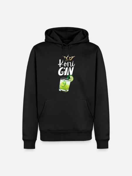 Köni Gin - Men’s Premium Organic Hoodie - black