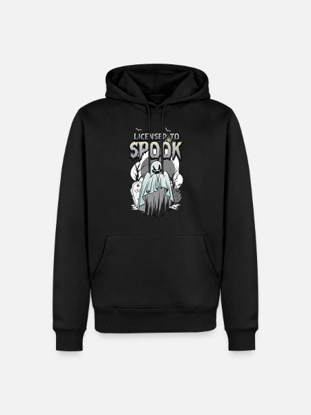 Licensed To Spook - Men’s Premium Organic Hoodie - black