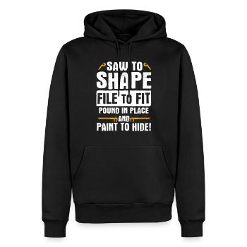 Maschinen-Bediener Maschinenführer Machinist - Männer Premium Bio Hoodie - Schwarz - Vorne - Nico (187cm)