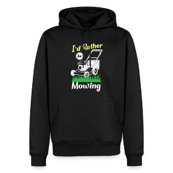 I would rather have a - Men’s Premium Organic Hoodie - black - Front - Nico (187cm)