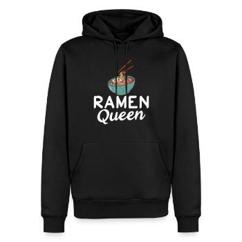 Ramen Liebhaber - Männer Premium Bio Hoodie - Schwarz - Vorne - Nico (187cm)