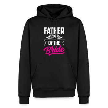 Vater Der Braut Hochzeit Bräute Heiraten Party - Männer Premium Bio Hoodie - Schwarz - Vorne - Nico (187cm)
