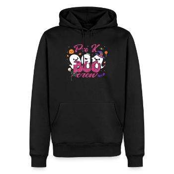 Pre K Boo Crew - Männer Premium Bio Hoodie - Schwarz - Vorne - Nico (187cm)