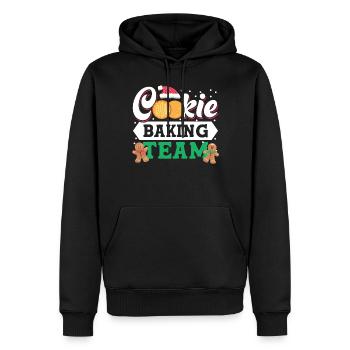 Cookie Christmas Baking Team Tester For Baker - Männer Premium Bio Hoodie - Schwarz - Vorne - Nico (187cm)