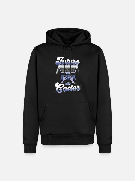 Zukünftiger Coder Code Programmierer Coding - Männer Premium Bio Hoodie - Schwarz