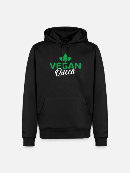 Veggie Lover Vegan Gift - Men’s Premium Organic Hoodie - black