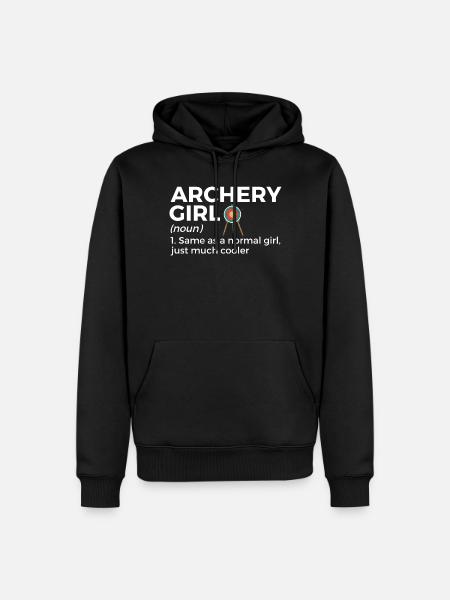Archery Archer - Men’s Premium Organic Hoodie - black