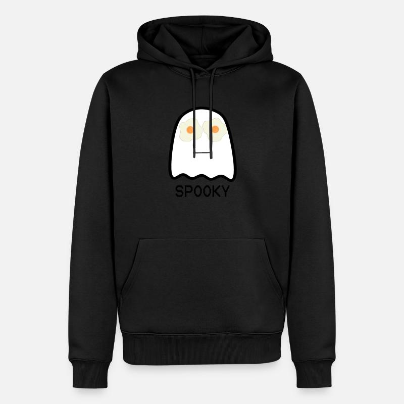 Gespenst - Männer Premium Bio Hoodie - Schwarz