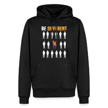 Tanzen Paartanz Tänzer Ballett Balerina Spruch - Männer Premium Bio Hoodie - Schwarz - Vorne - Nico (187cm)