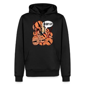 Cello Instrument Musiker Cellist Lustig - Männer Premium Bio Hoodie - Schwarz - Vorne - Nico (187cm)