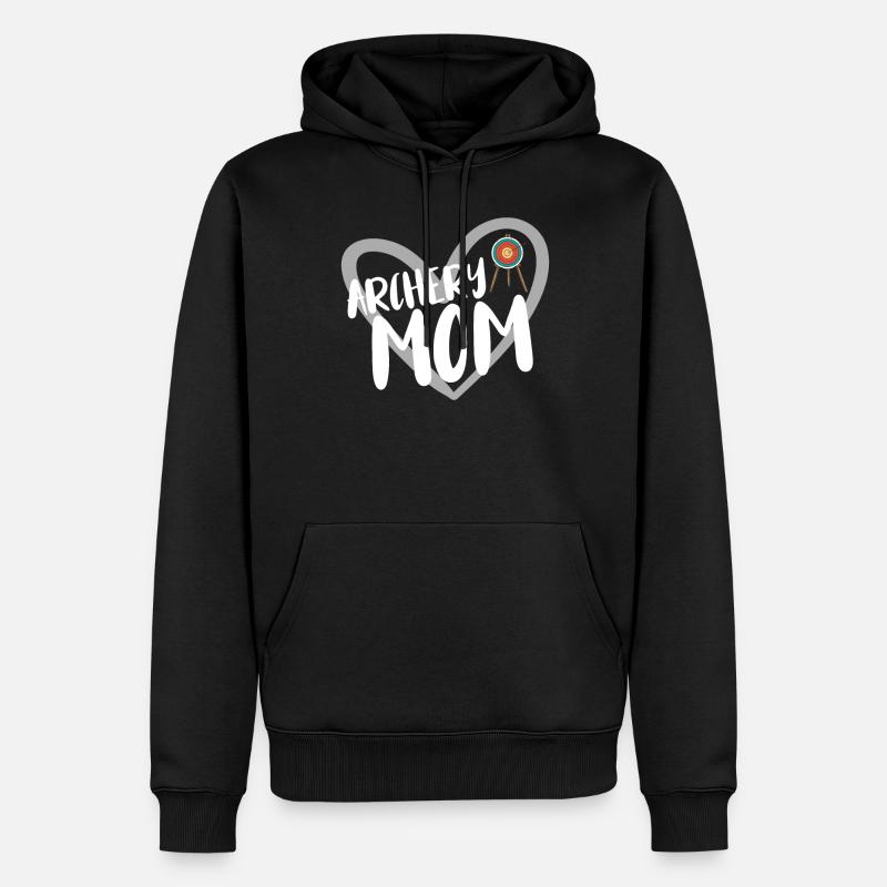Bogenschießen Bogenschütze - Männer Premium Bio Hoodie - Schwarz