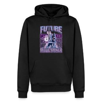 Future Movie Maker - Sweat à capuche Premium bio Homme - noir - Devant - Nico (187cm)