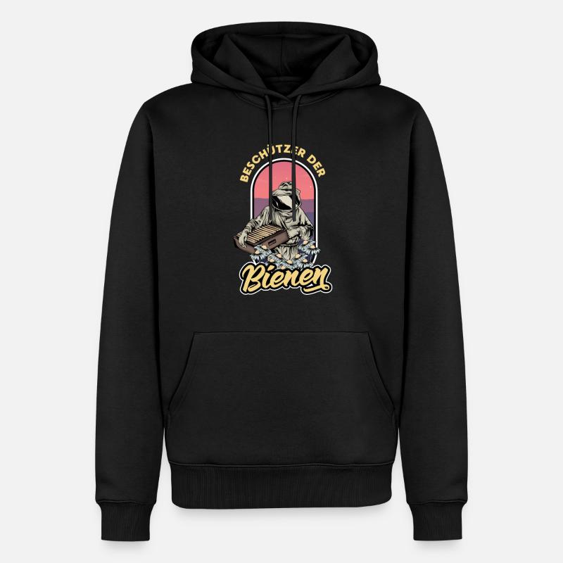 Protecteur des abeilles - Sweat à capuche Premium bio Homme - noir