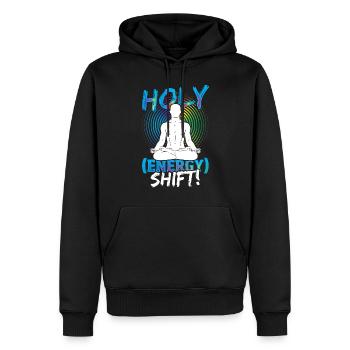 Conception de praticien de Reiki pour un guérisseur énergétique - Sweat à capuche Premium bio Homme - noir - Devant - Nico (187cm)
