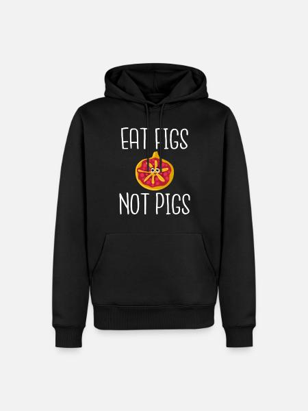 Veggie Lover Vegan Gift - Men’s Premium Organic Hoodie - black