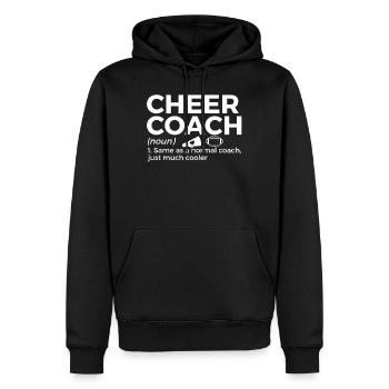Cheerleader Cheerleading - Men’s Premium Organic Hoodie - black - Front - Nico (187cm)