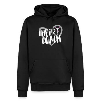 Cheerleader Cheerleading - Männer Premium Bio Hoodie - Schwarz - Vorne - Nico (187cm)