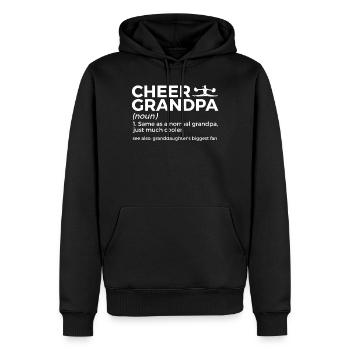 Cheerleader Cheerleading - Männer Premium Bio Hoodie - Schwarz - Vorne - Nico (187cm)