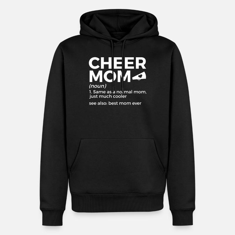 Cheerleader Cheerleading - Männer Premium Bio Hoodie - Schwarz