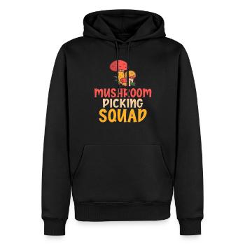 Fungi Hunter Mushroom Hunter Cadeaux - Sweat à capuche Premium bio Homme - noir - Devant - Nico (187cm)