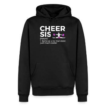 Cheerleader Cheerleading - Men’s Premium Organic Hoodie - black - Front - Nico (187cm)