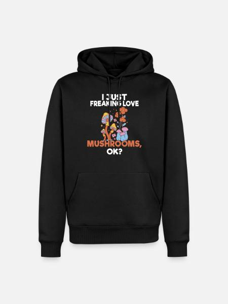 Fungi Hunter Mushroom Hunter Gifts - Men’s Premium Organic Hoodie - black