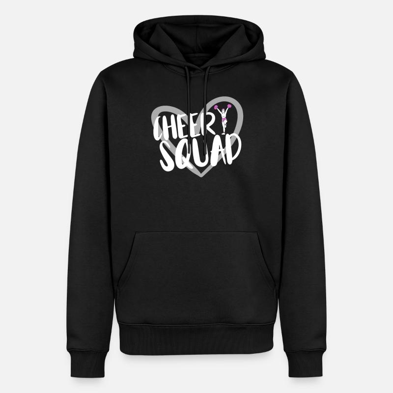 Cheerleader Cheerleading - Männer Premium Bio Hoodie - Schwarz