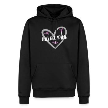 Cheerleader Cheerleading - Men’s Premium Organic Hoodie - black - Front - Nico (187cm)