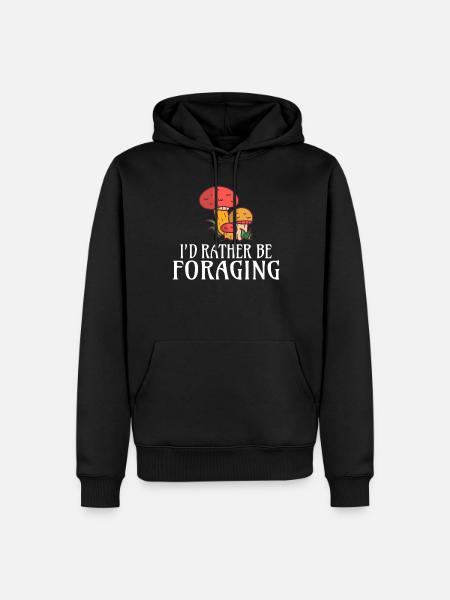 Fungi Hunter Mushroom Hunter Gifts - Men’s Premium Organic Hoodie - black