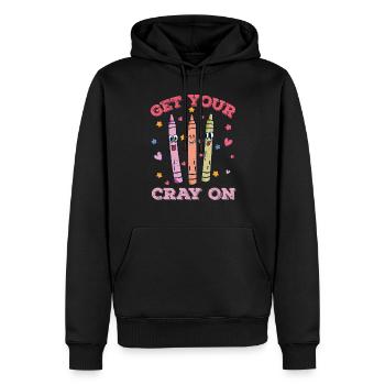Grundschule Lehrer Kindergarten Erzieherin - Männer Premium Bio Hoodie - Schwarz - Vorne - Nico (187cm)