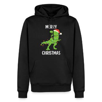 Merry Christmas Lustiges Weihnachtsshirt - Männer Premium Bio Hoodie - Schwarz - Vorne - Nico (187cm)