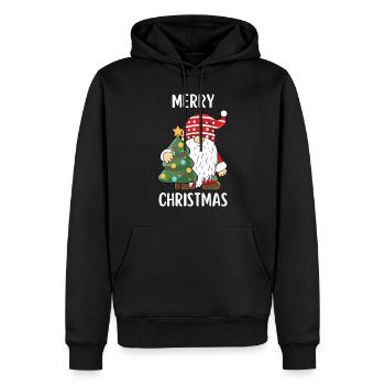 Merry Christmas Lustiges Weihnachtsshirt - Männer Premium Bio Hoodie - Schwarz - Vorne - Nico (187cm)