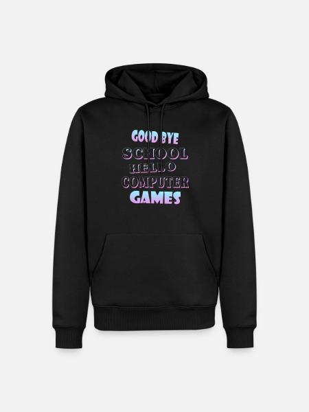 School Gamer Students - Men’s Premium Organic Hoodie - black