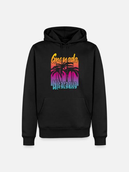 Granada Nicaragua - Men’s Premium Organic Hoodie - black