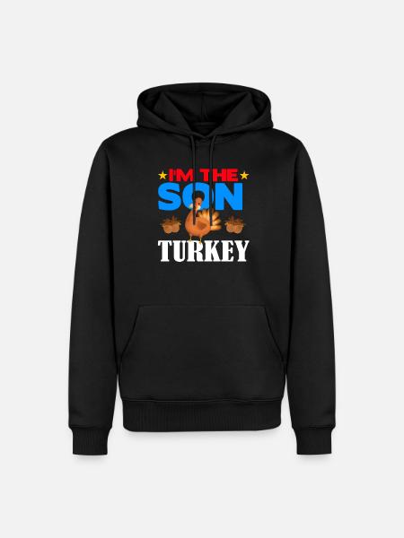 I'm the Son Turkey - Männer Premium Bio Hoodie - Schwarz