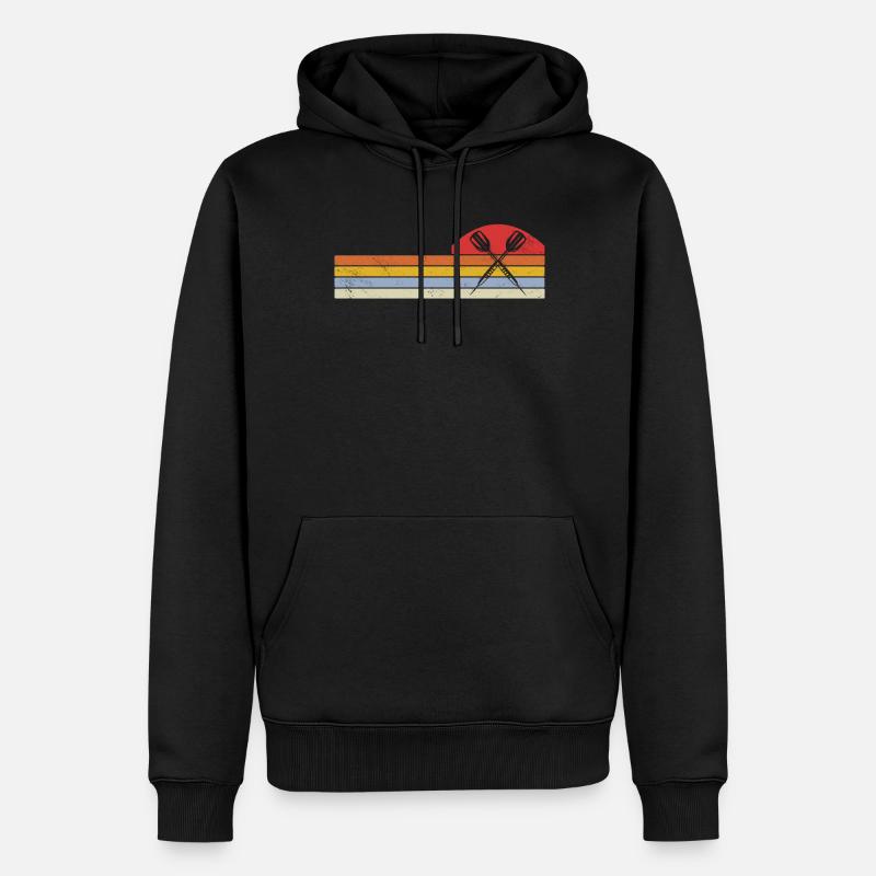 Joueur de fléchettes Fléchettes - Sweat à capuche Premium bio Homme - noir